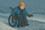 겨울의 고립, 장애인의 생존권